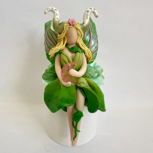 Handmade Taurus Fairy Figurine – Earthy | Vintage Star Sign Gift