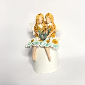 Handmade Gemini Fairy Figurine – Twinsoul | Vintage Star Sign Gift