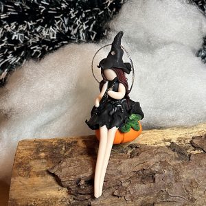 Pumpkin Witch Decoration