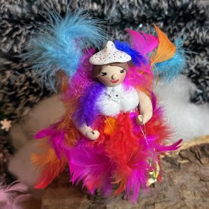 Festive Feather Fairy – Handmade
