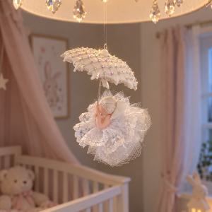 Umbrella Fairy Godmother – Handmade Hanging Fairy