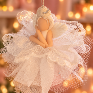 Christmas Mum Fairy – Handmade Christmas Hanging Decoration